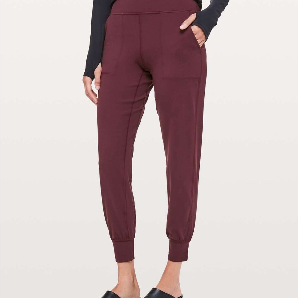lululemon athletica Maroon Track Joggers